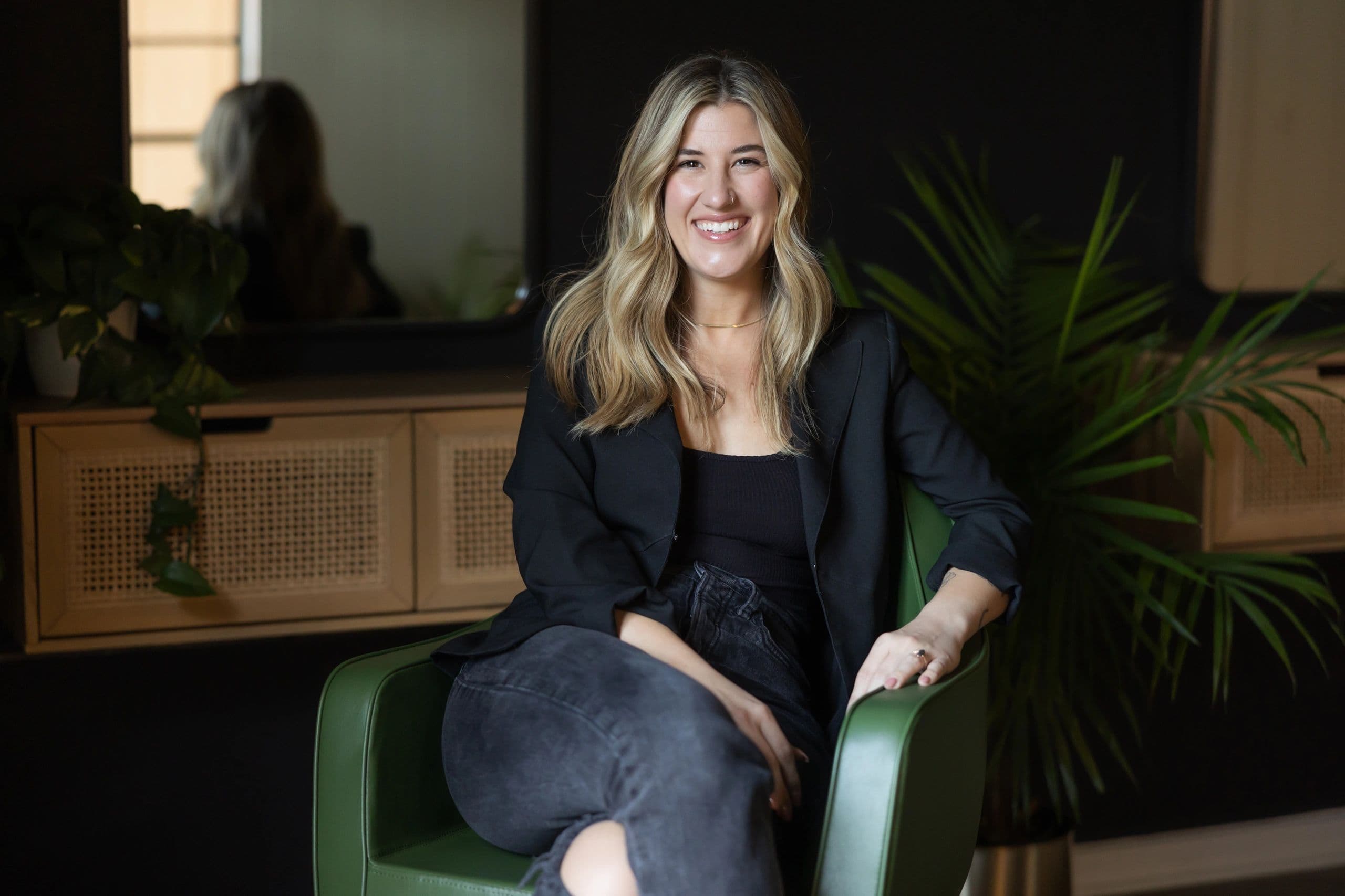 Ivy Green Salon interior