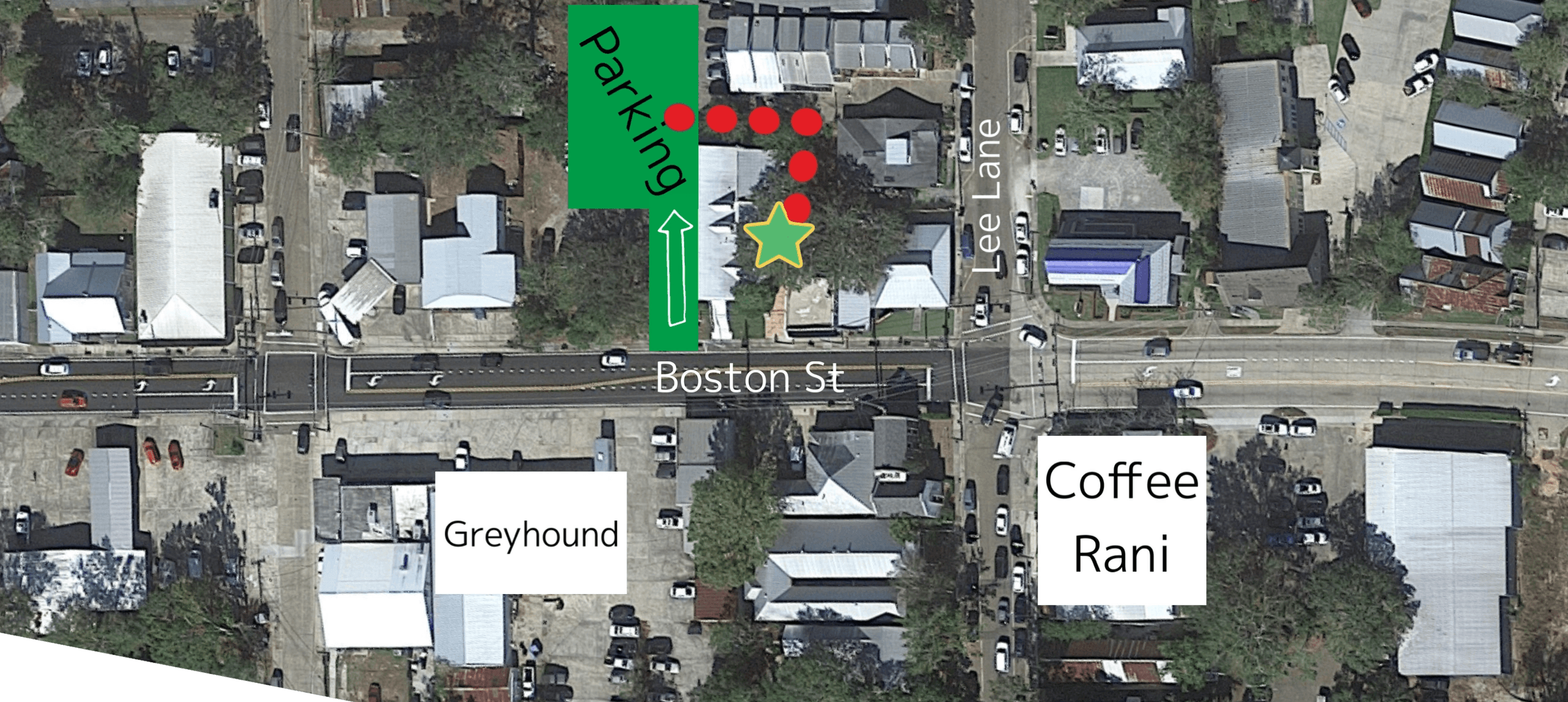Map to Ivy Green Salon